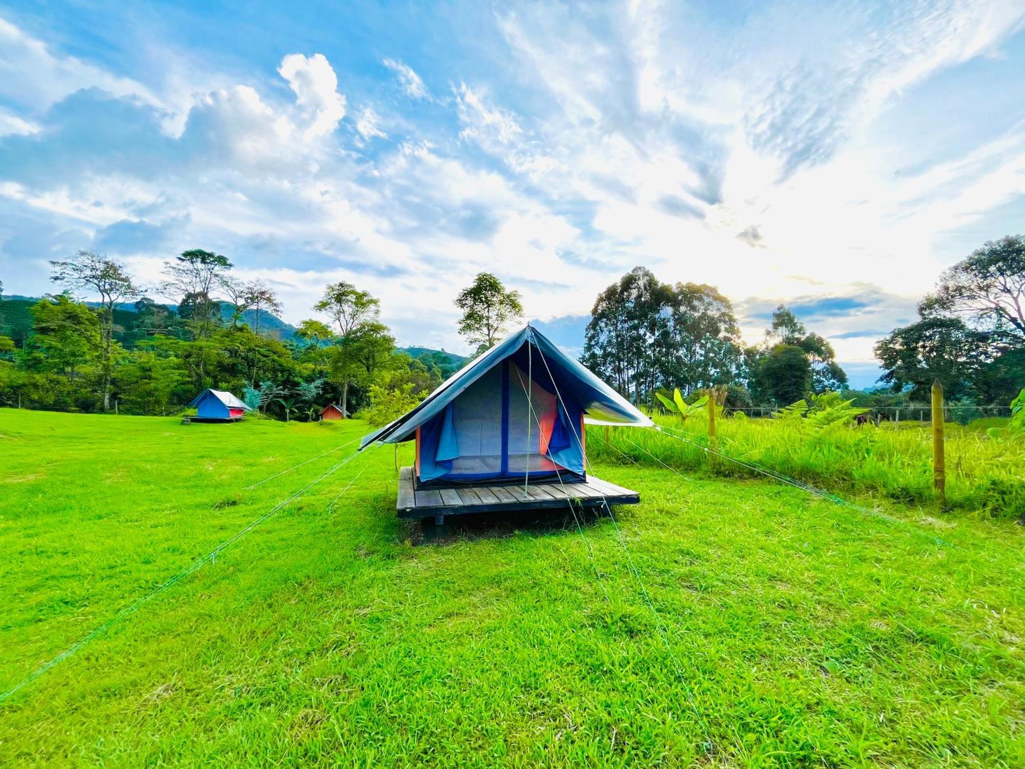 Ecoxplora-Zona De Camping Jardín Esterno foto