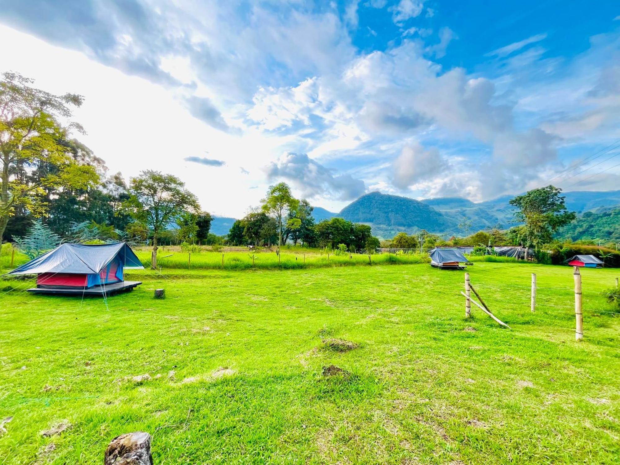Ecoxplora-Zona De Camping Jardín Esterno foto